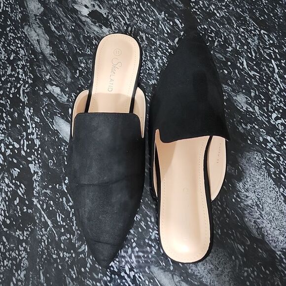BRAND NEW SHOE LAND CALLY  MULES CLOSED POINTED TOE BACKLESS SLIP-ON SLIDES - Picture 5 of 15